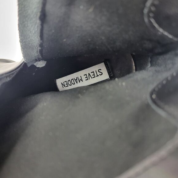 Steve Madden SILVEE Women Boot Bootie Pointed Toe Black Zip Size 10M - Picture 12 of 13